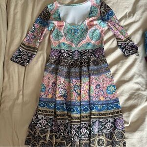 Blackmilk 3/4 sleeve skater dress